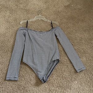 Striped bodysuit